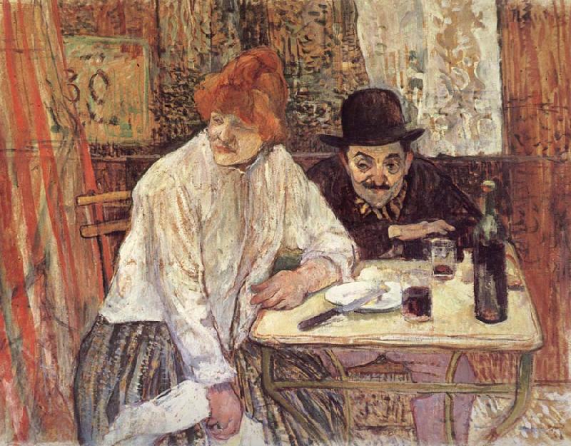 Henri  Toulouse-Lautrec A la Mie Germany oil painting art